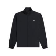 Nachtleven Track Jacket Fred Perry , Black , Heren