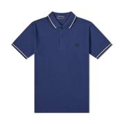 Twin Tipped Polo Navy/Wit Fred Perry , Blue , Heren