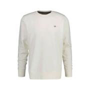 Klassieke Crew Neck Sweatshirt Gant , Beige , Heren