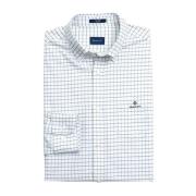 Formeel Katoenen Overhemd - XXL Gant , White , Heren