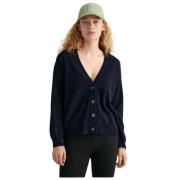 Gebreid KnoopCardigan Gant , Blue , Dames