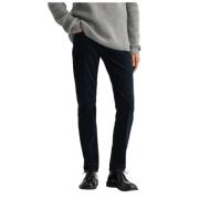 Slimme Velvet Hayes Broek Gant , Blue , Heren