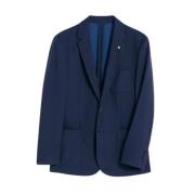 Klassieke Blazer met knoopsluiting en zakken Gant , Blue , Heren