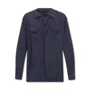 Shirt met zakken Giorgio Armani , Blue , Heren