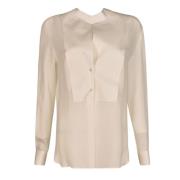 Stijlvolle Herenshirts Giorgio Armani , Beige , Dames