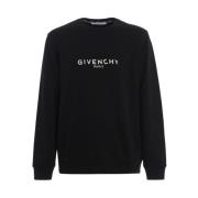 Zwarte Logo Sweatshirt Givenchy , Black , Heren