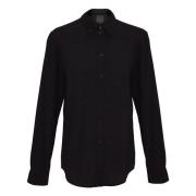 Zijden blouse met knoopkraag en 4-G-logo Givenchy , Black , Dames