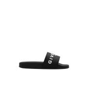 Slippers met logo Givenchy , Black , Dames