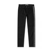 Zwarte Denim Slim Fit Jeans Givenchy , Black , Heren