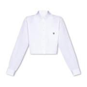 Shirt met logo Givenchy , White , Dames