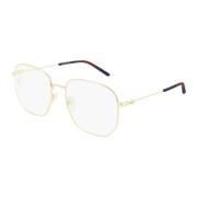 Bril Gg0396O 003 goud goud transparant Gucci , Yellow , Dames