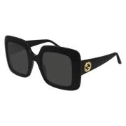 Zonnebril Gucci , Black , Dames