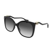 Zonnebril Gucci , Black , Dames