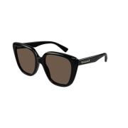 Zonnebril Gucci , Black , Dames