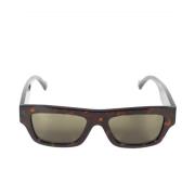 Rechthoekige montuur zonnebril Gucci , Brown , Unisex