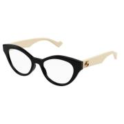 Minimalistische Cat-Eye Bril Gucci , Black , Unisex