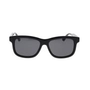 Rechthoekige zonnebril met webmotief Gucci , Black , Heren