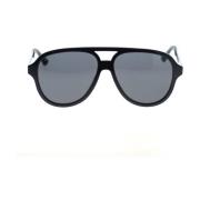 Klassieke Aviator Zonnebril Gucci , Black , Heren