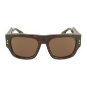 Zonnebril Gucci , Brown , Heren