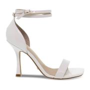 High Heel Sandals Guess , White , Dames