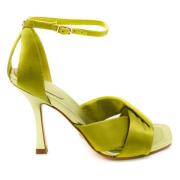 High Heel Sandals Guess , Green , Dames
