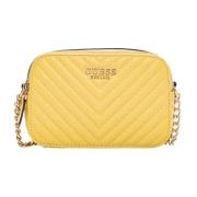 Noelle quilted shoulder strap bag Guess , Yellow , Dames