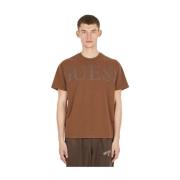 Amerikaanse Frontier Logo T-shirt Guess , Brown , Heren