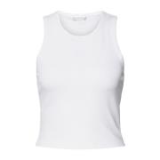 Sleeveless Tops Guess , White , Dames