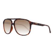 Bruine Aviator Zonnebril voor Heren Guess , Brown , Heren