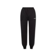 Trainingsbroek met logo Helmut Lang , Black , Heren