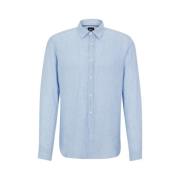 Shirts Hugo Boss , Blue , Heren