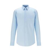 Normaal Overhemd Hugo Boss , Blue , Heren