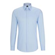 Elegante Formele Overhemd Hugo Boss , Blue , Heren