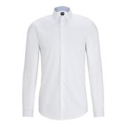 Herenoverhemd Hugo Boss , White , Heren