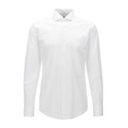 Normaal Overhemd Hugo Boss , White , Heren