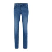 Moderne Slim Fit Jeans Hugo Boss , Blue , Heren