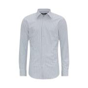 Blauwe P-Hank-Kent Overhemd Hugo Boss , Blue , Heren