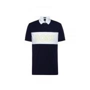 Polo Shirt met Regular Fit in Katoenmix Hugo Boss , Multicolor , Heren