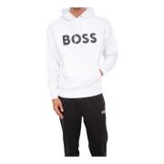 Hoodie Hugo Boss , White , Heren