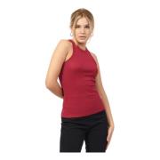 Glitter Slim Fit Tanktops Set Hugo Boss , Red , Dames