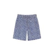 Blauwe bedrukte logo badpak Isabel Marant , Blue , Heren