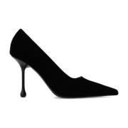 ‘Ixia’ stiletto pumps van fluweel Jimmy Choo , Black , Dames