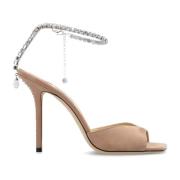 ‘Saeda’ sandalen met hak Jimmy Choo , Beige , Dames