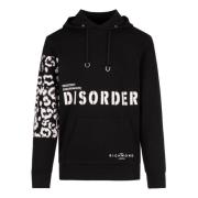 Reguliere Logo Hoodie John Richmond , Black , Heren