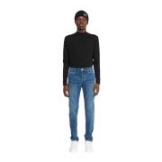 Slim-fit Jeans, Stijlvol en Comfortabel John Richmond , Blue , Heren