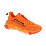 Chunky Sole Sneaker John Richmond , Orange , Heren