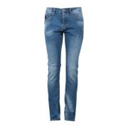 Slim Fit Denim Jeans John Richmond , Blue , Heren