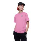 T-shirt Karl Lagerfeld , Pink , Dames