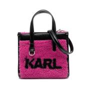 Handtas Karl Lagerfeld , Purple , Dames