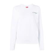 Comfortabele Jersey Sweatshirt voor Dames Kenzo , White , Dames